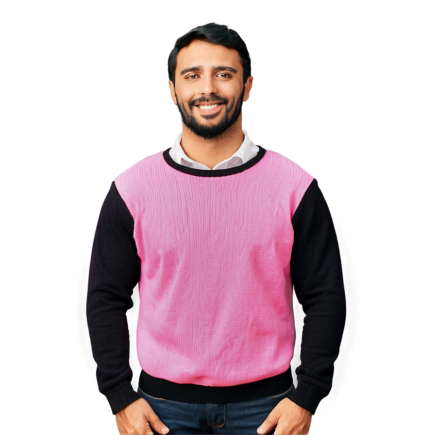 Vibrant Pink Sweater Png 06292024