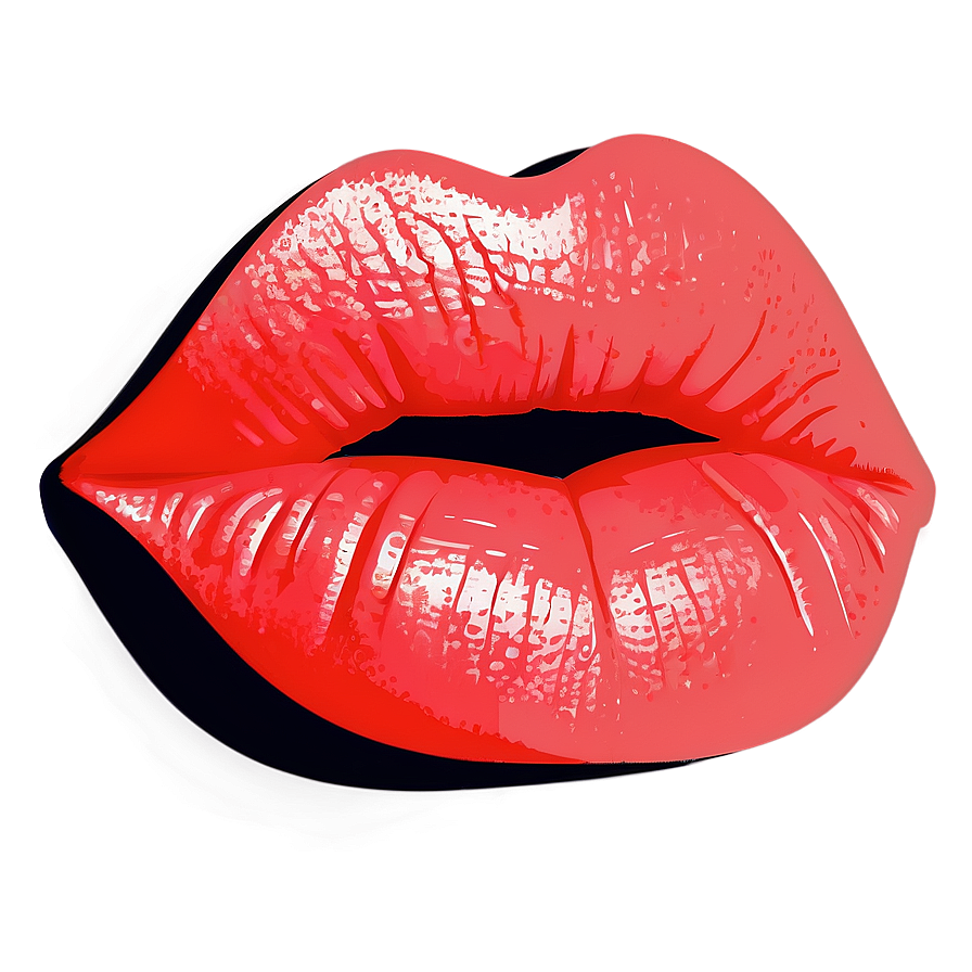 Vibrant Pop Art Lips PNG 06242024 PNG with transparent background