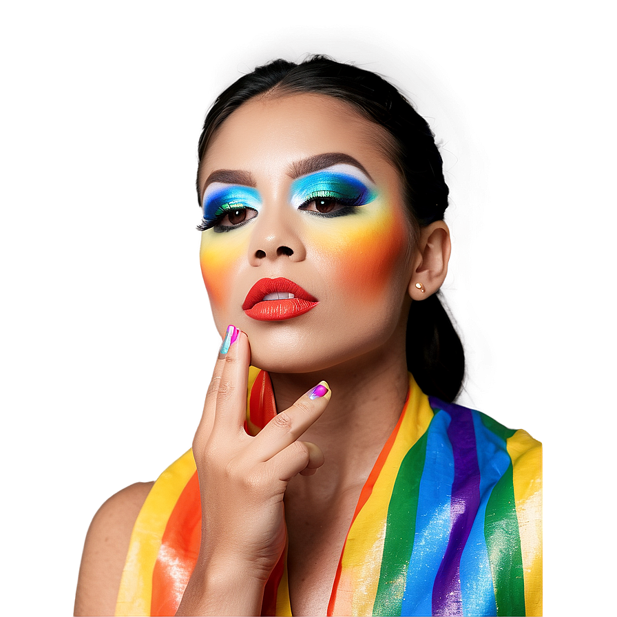 Vibrant Pride Makeup Png 05062024