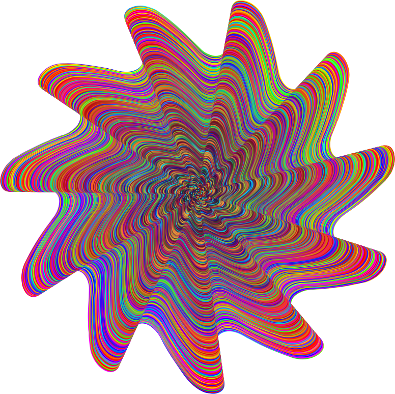Psychedelic Starfish - Psychedelic Png, Transparent Png PNG with transparent background