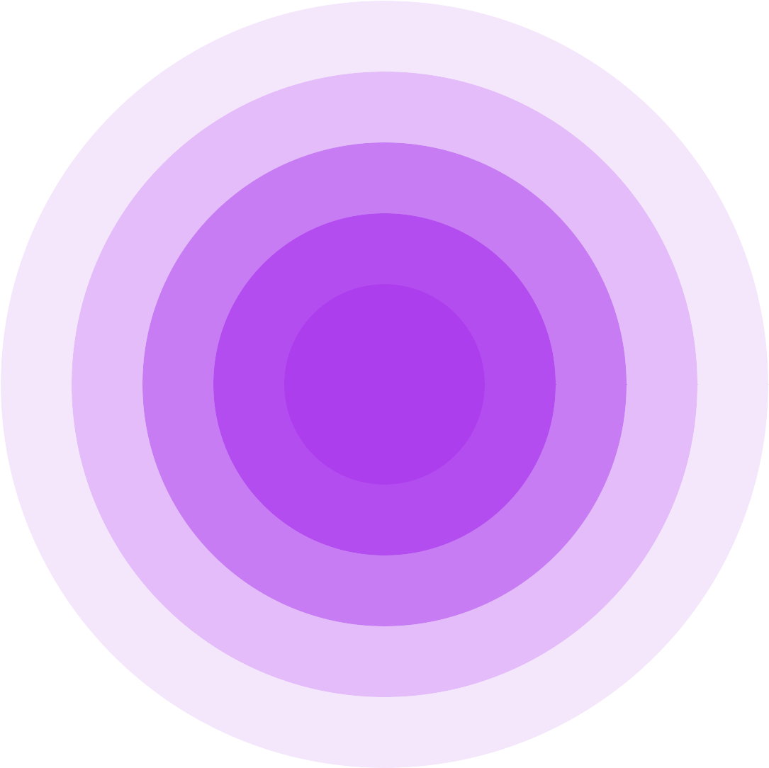 Vibrant Purple Circle Graphic