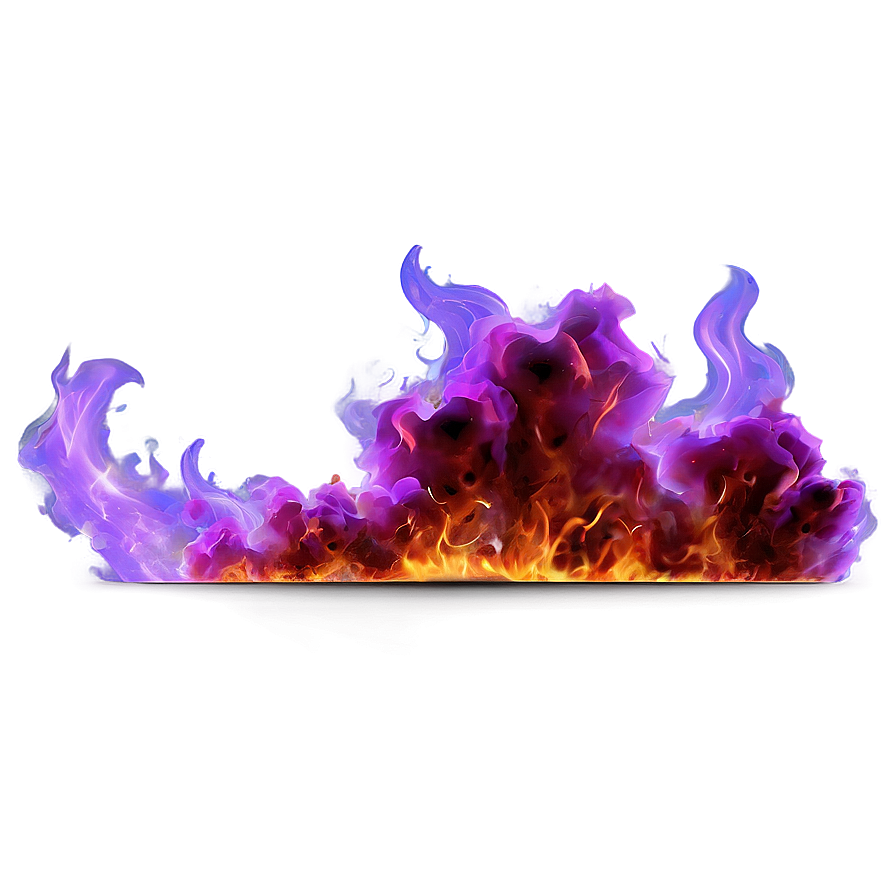 Vibrant Purple Fire PNG 06252024 PNG with transparent background