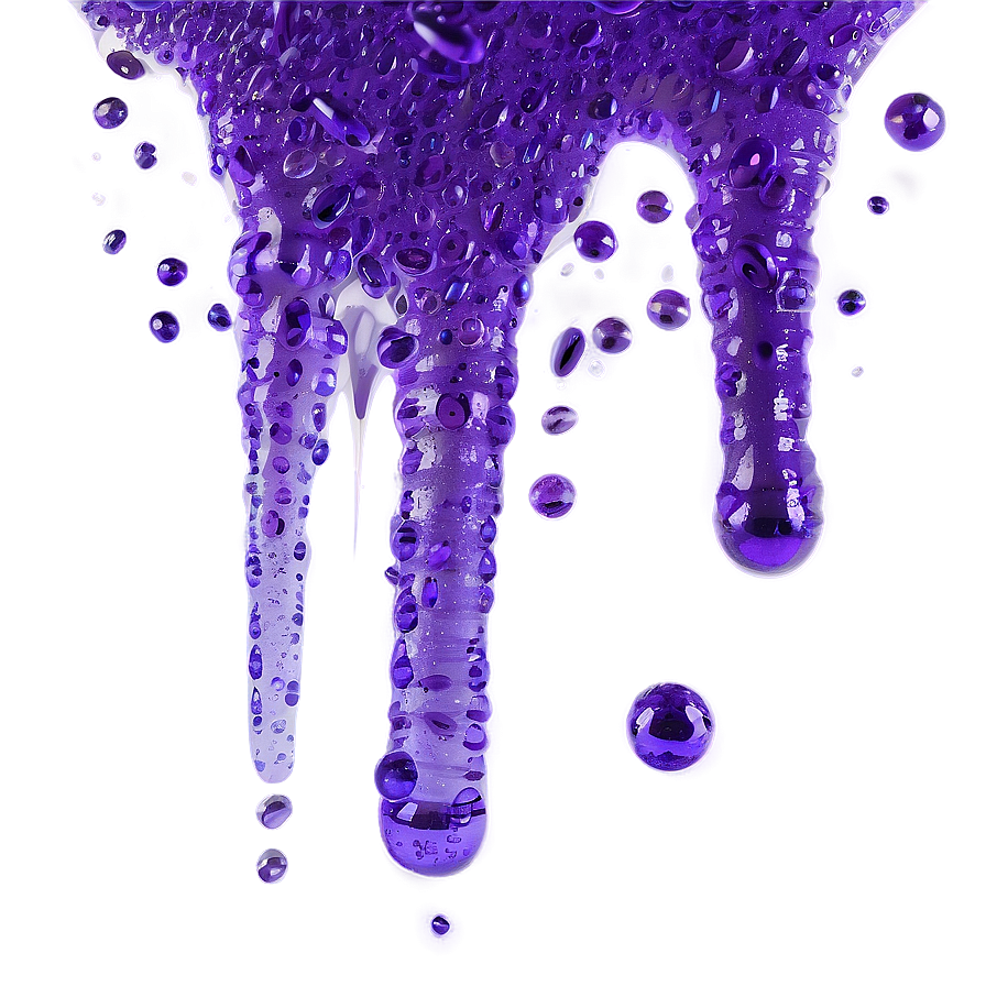 Vibrant Purple Rain Splash Png Jhn