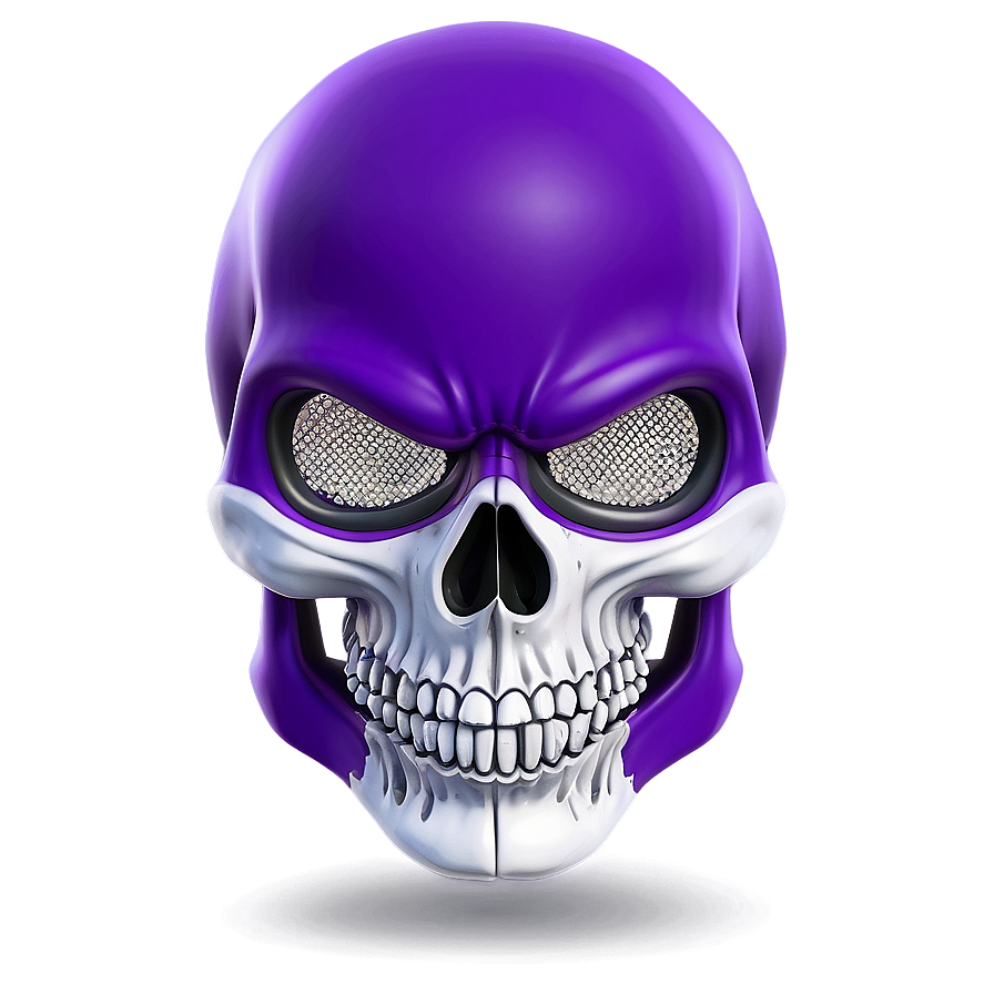 Vibrant Purple Skull Trooper Illustration Png 06202024