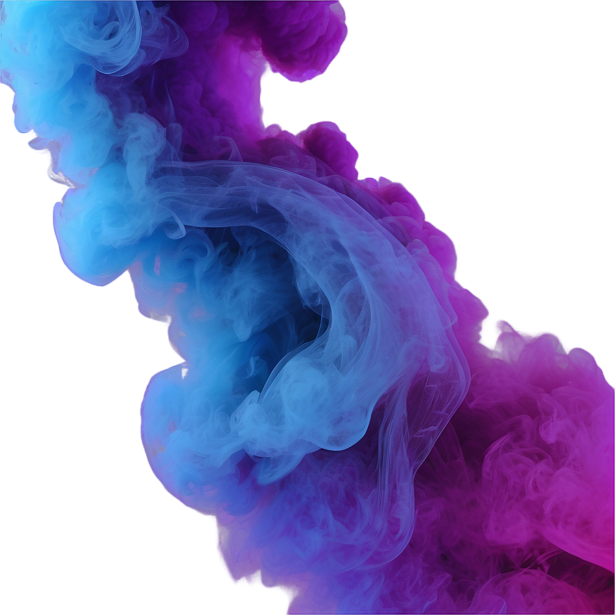 Vibrant Purple Smoke Design Png Dfm