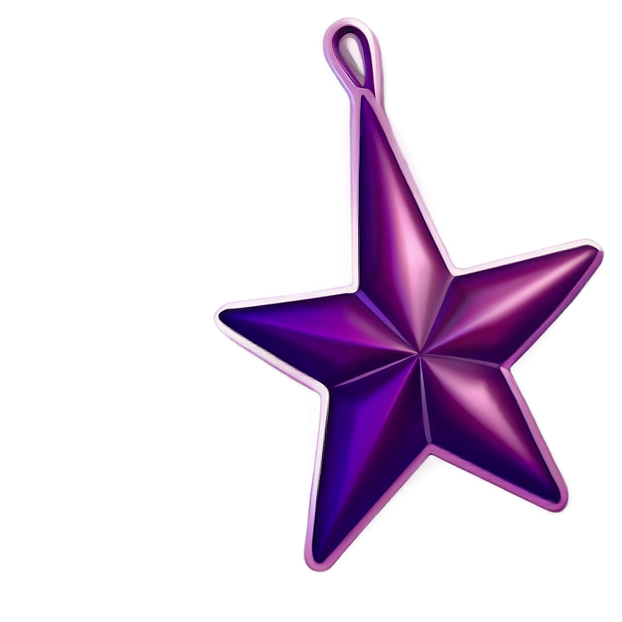 Vibrant Purple Star Graphic Png 06252024