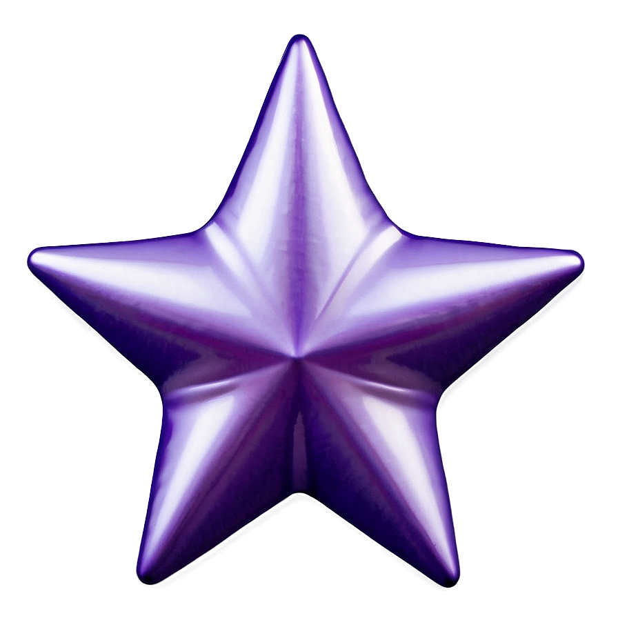 Vibrant Purple Star Graphic Png 42