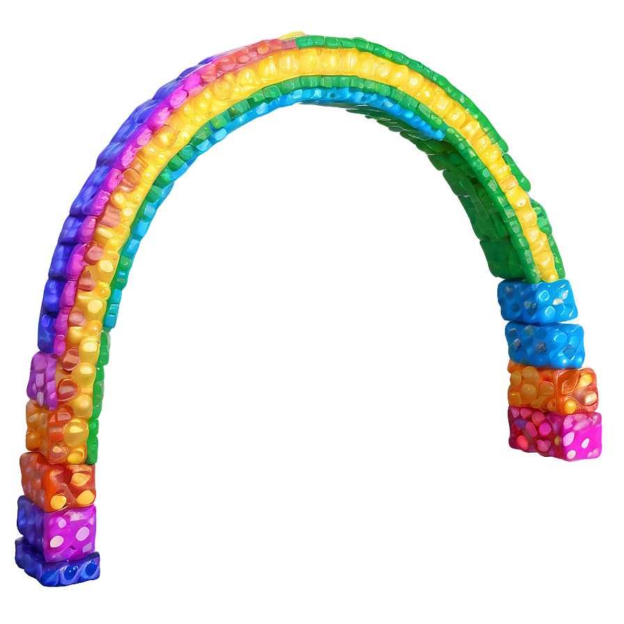 Vibrant Rainbow Arch PNG lse PNG with transparent background