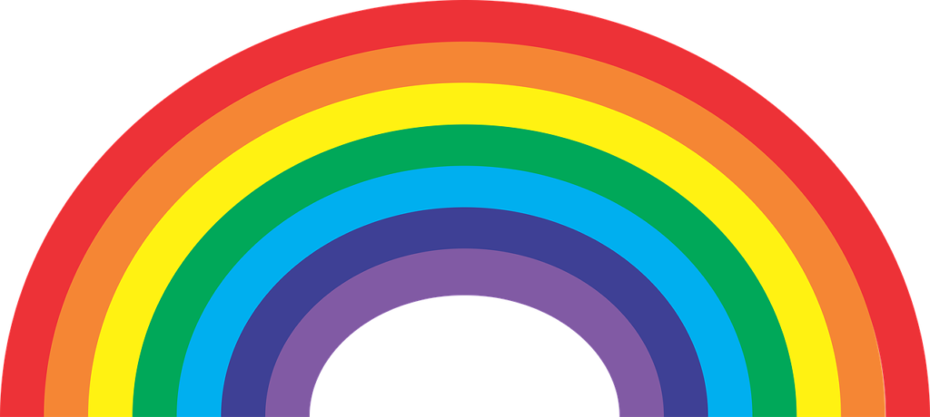 Arcoiris Por Defecto Colores - Clipart Rainbow, HD Png Download PNG with transparent background