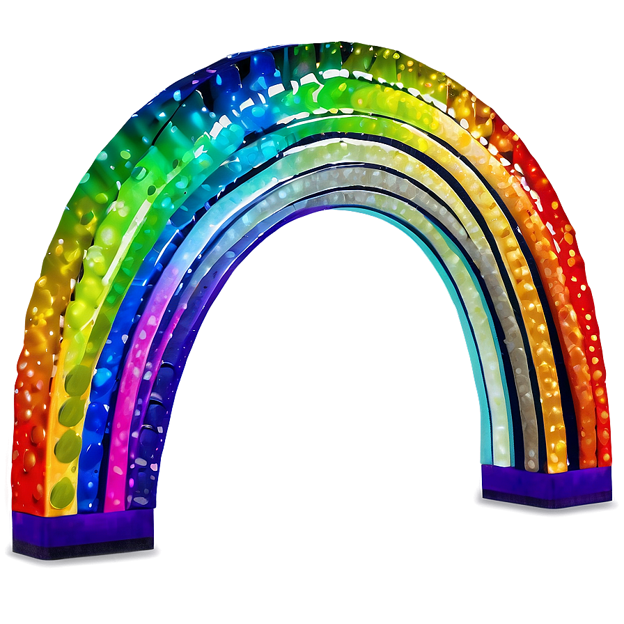 Vibrant Rainbow Spectrum Arch Png 29