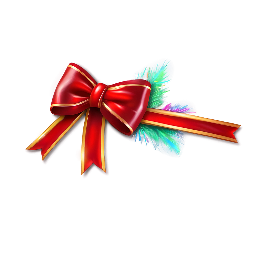 Vibrant Red Bow Png 79