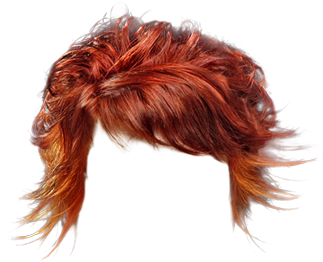 Curly Red Hair Png, Transparent Png PNG with transparent background
