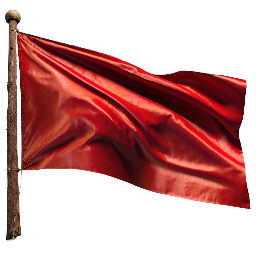 Vibrant Red Flag Texture Png 05252024