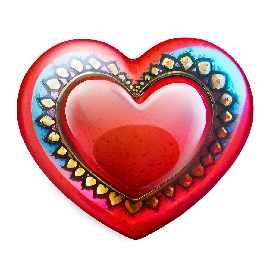 Vibrant Red Heart Emoji Png Dmr61