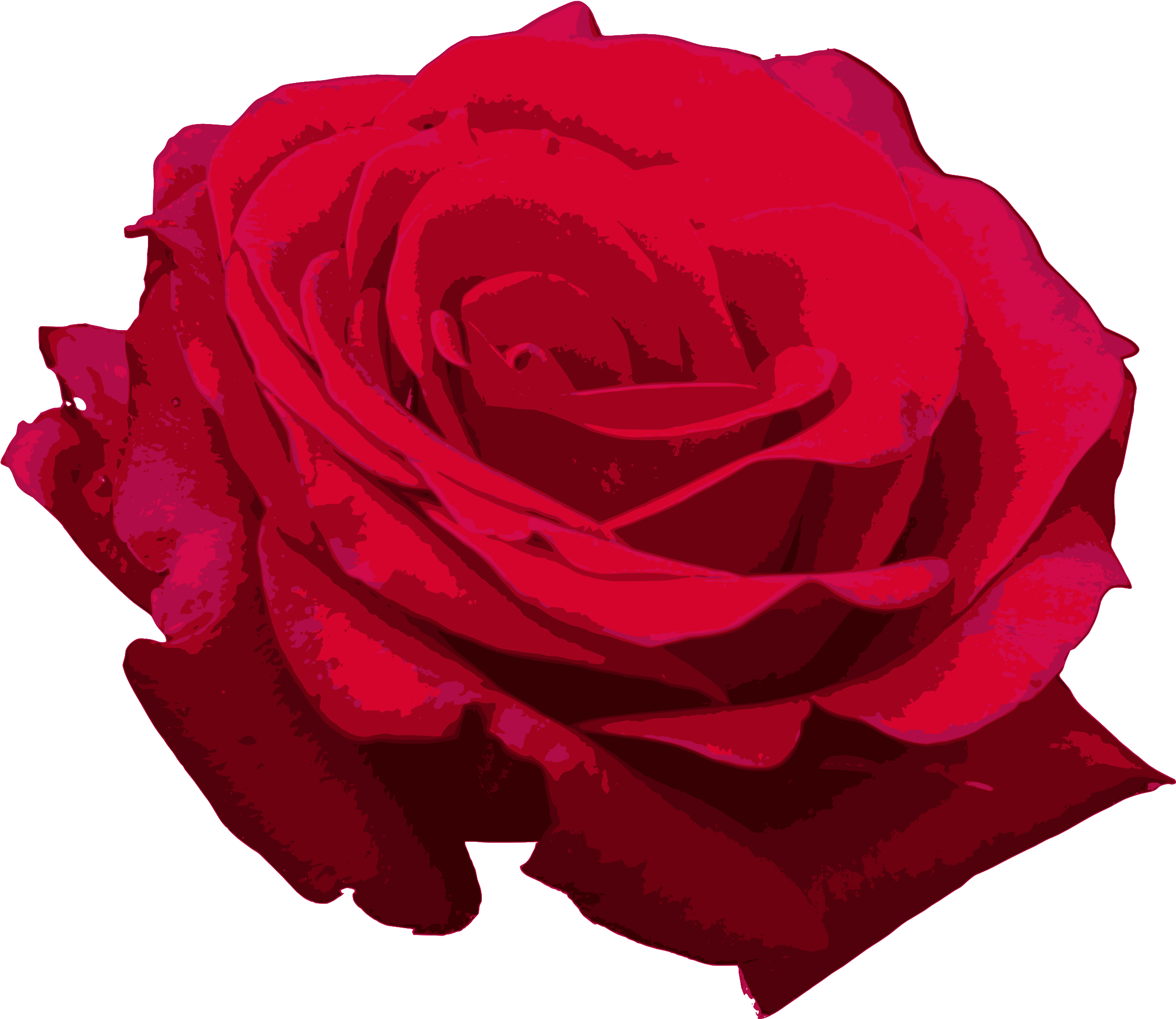 Transparent Red Roses Png - Red Watercolor Rose Png, Png Download PNG with transparent background
