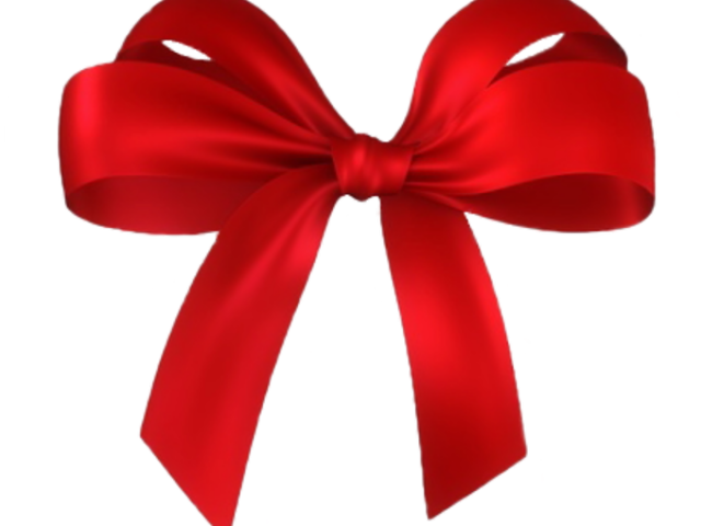 Vibrant Red Satin Bow