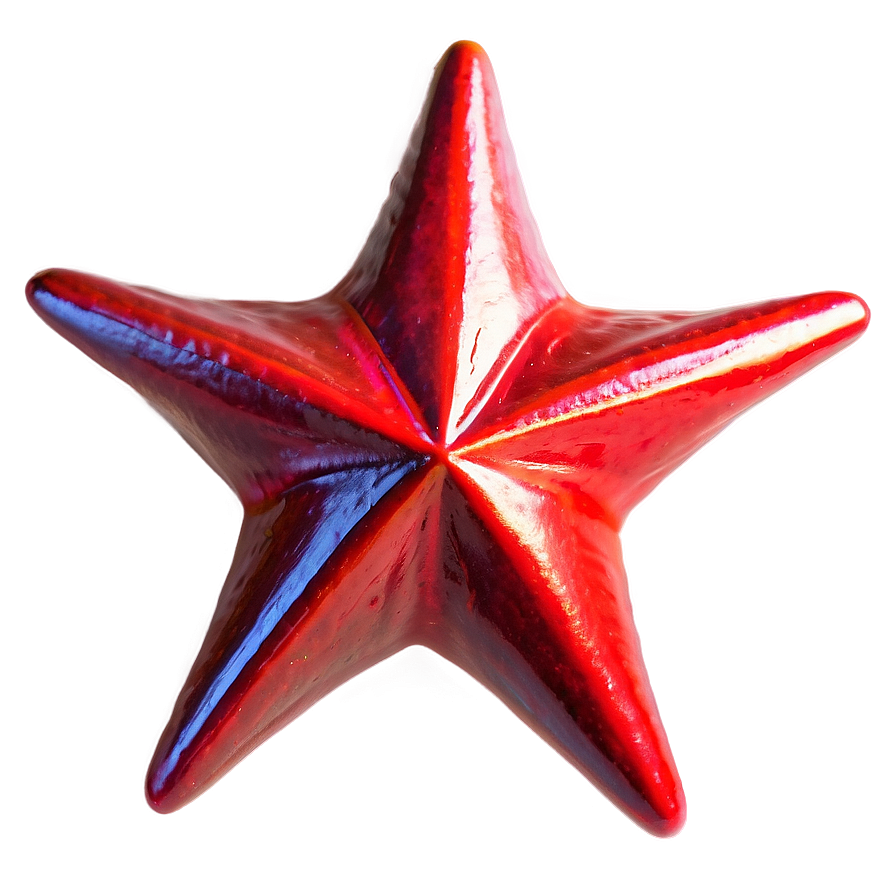Vibrant Red Star PNG 05232024 PNG image with a transparent background, free high-resolution download