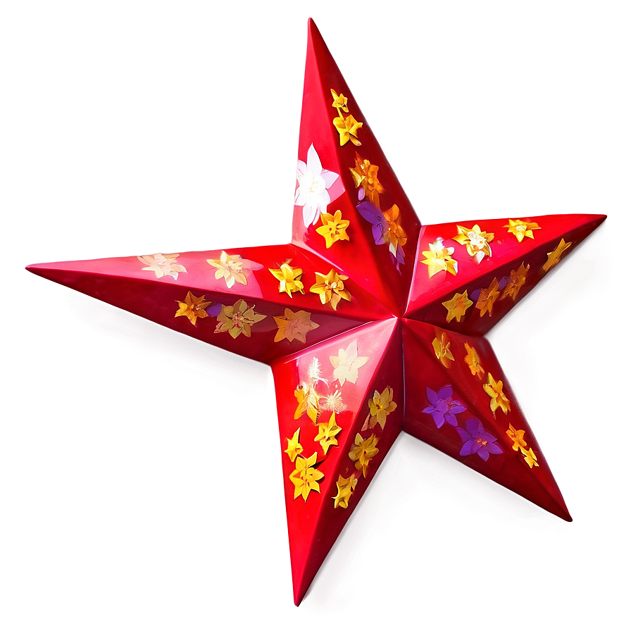 Vibrant Red Star PNG hrq PNG image with a transparent background, free high-resolution download