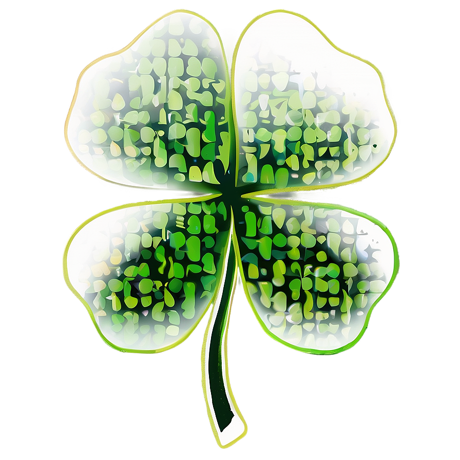 Vibrant Shamrock Clipart Png 05242024