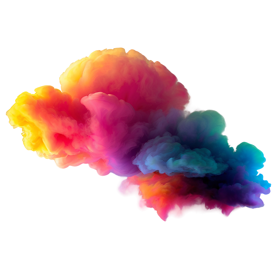 Vibrant Smoke Cloud Png 73