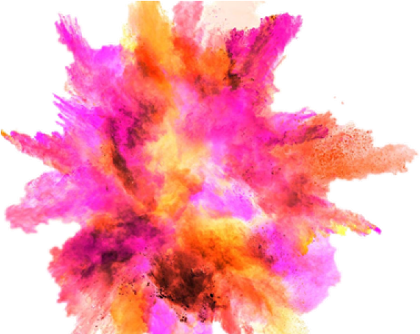 Drawn Smoking Explosion - Color Smoke Effect Png PNG with transparent background