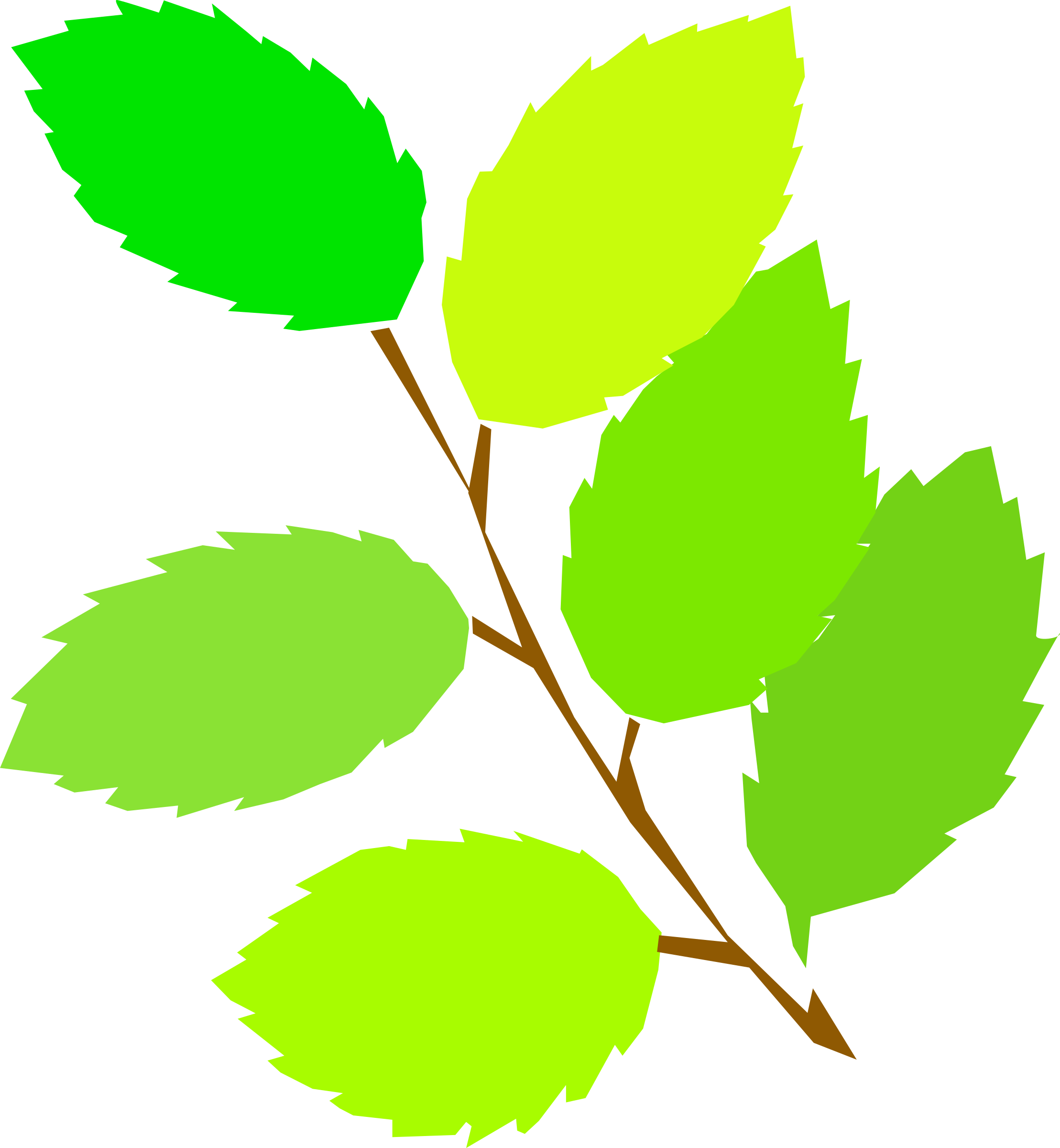 Simple Spring, New Leaves Clip Arts - Spring Clip Art, HD Png Download PNG with transparent background
