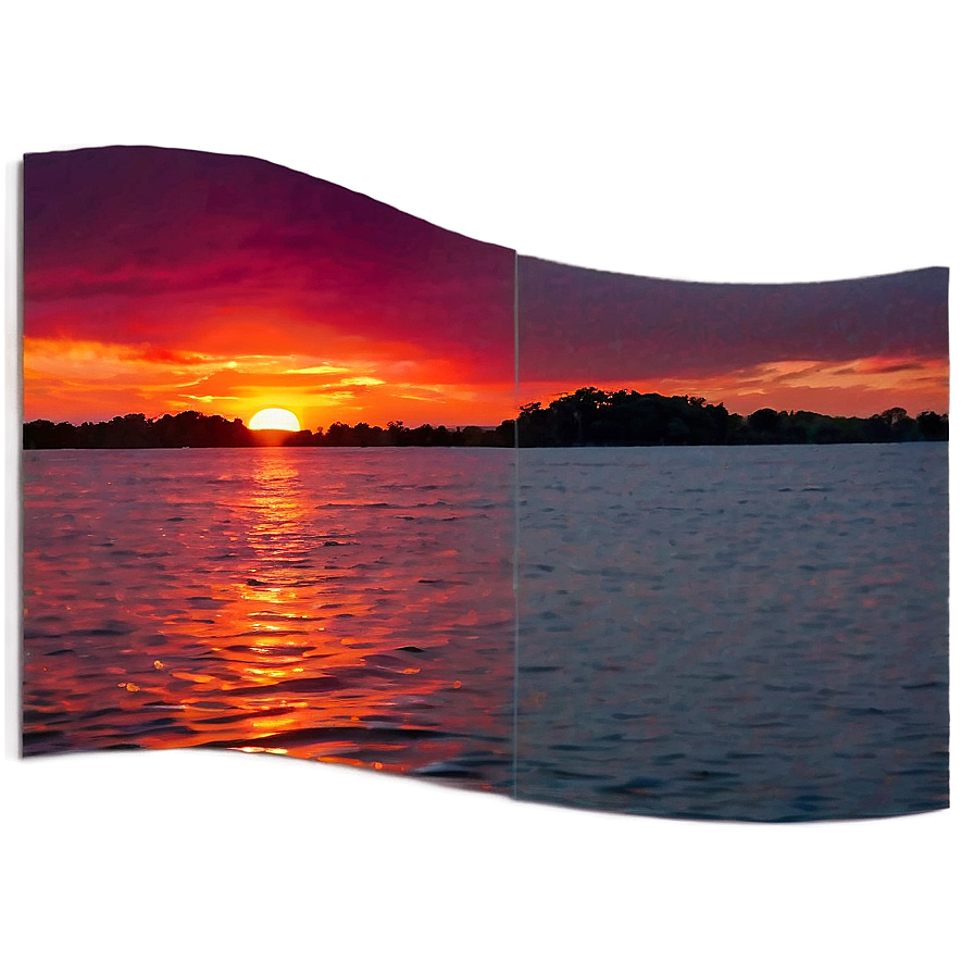 Vibrant Sunset Colors Png Qme38