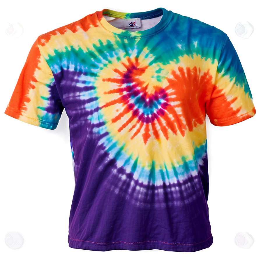 Vibrant Tie Dye Shirt Png 44