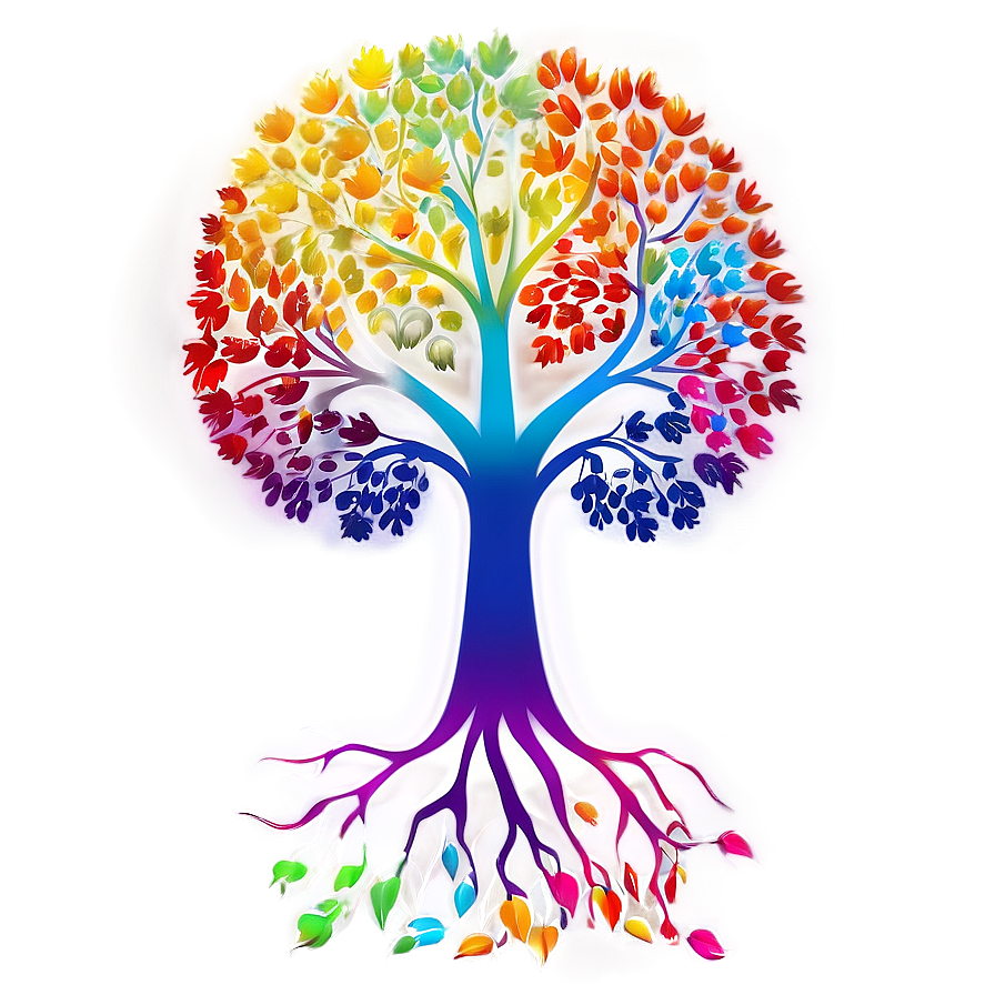 Vibrant Tree Of Life Artwork Png 21