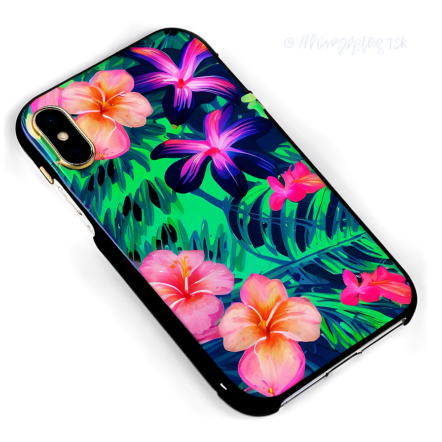 Vibrant Tropical Iphone Case Png 97