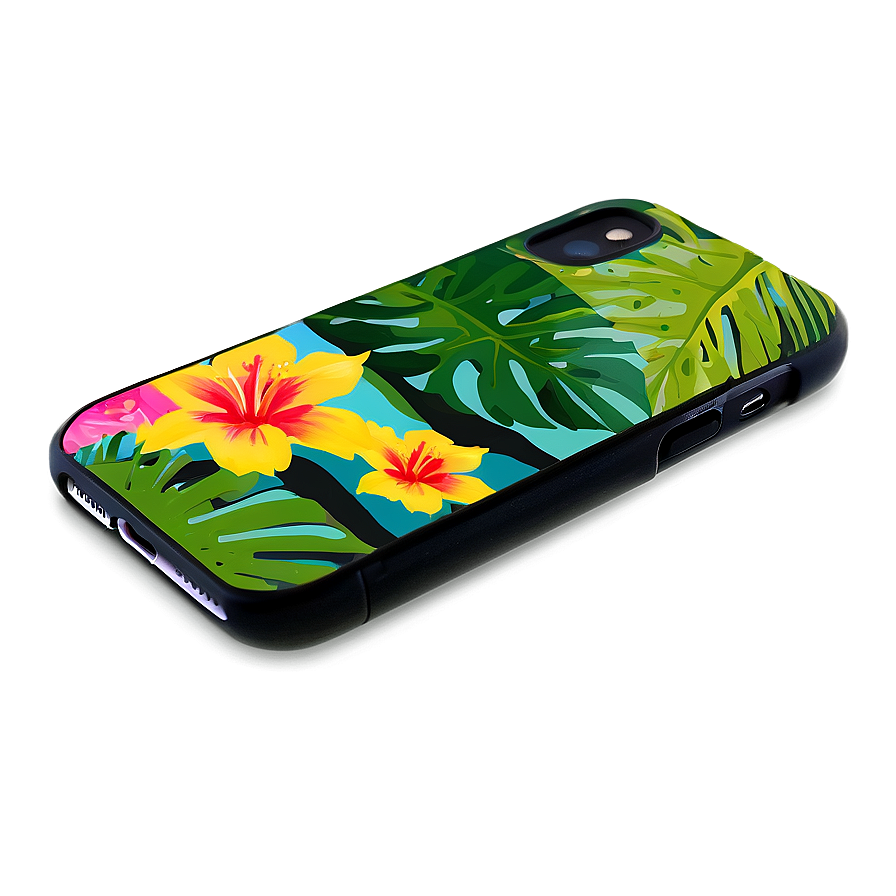 Vibrant Tropical Iphone Case Png Xne