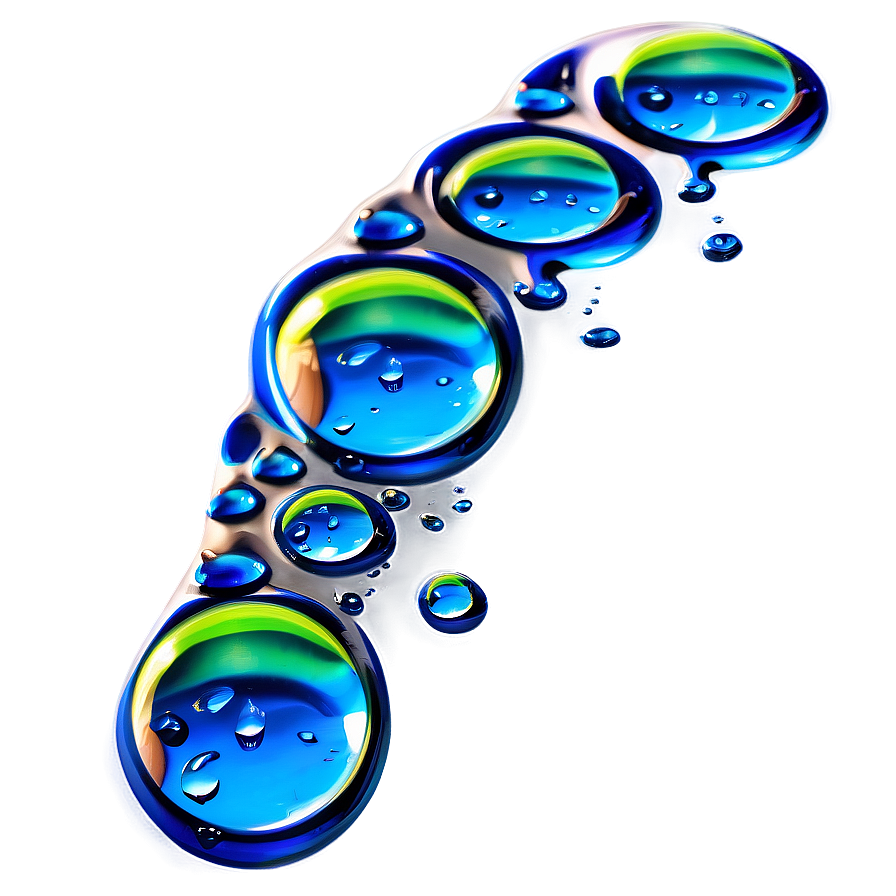 Vibrant Water Drops Image Png Oke11