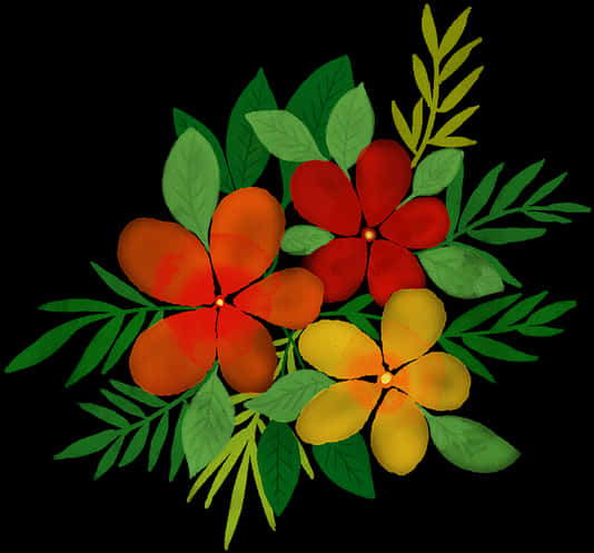 Watercolour Flowers, Watercolor Flowers, Floral - Lukisan Cat Air Bunga, HD Png Download PNG with transparent background
