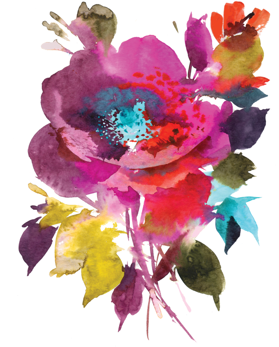 Watercolor One Flower Tattoo Designs, HD Png Download PNG with transparent background