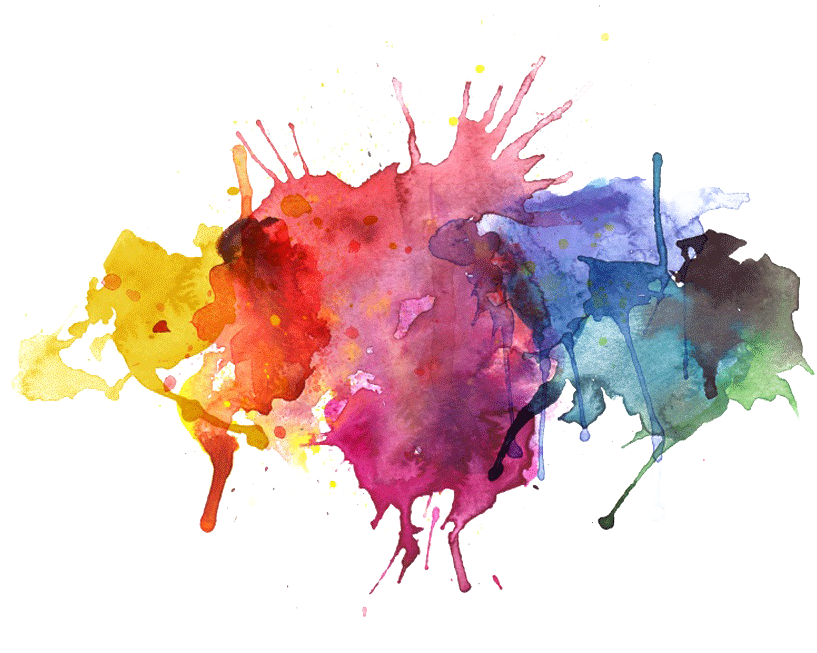 Vibrant Watercolor Splash Background