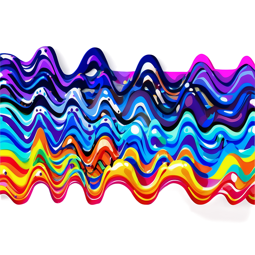 Vibrant Wave Pattern Png 06272024