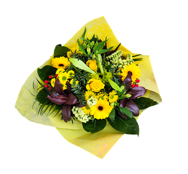 Vibrant Yellow Floral Bouquet