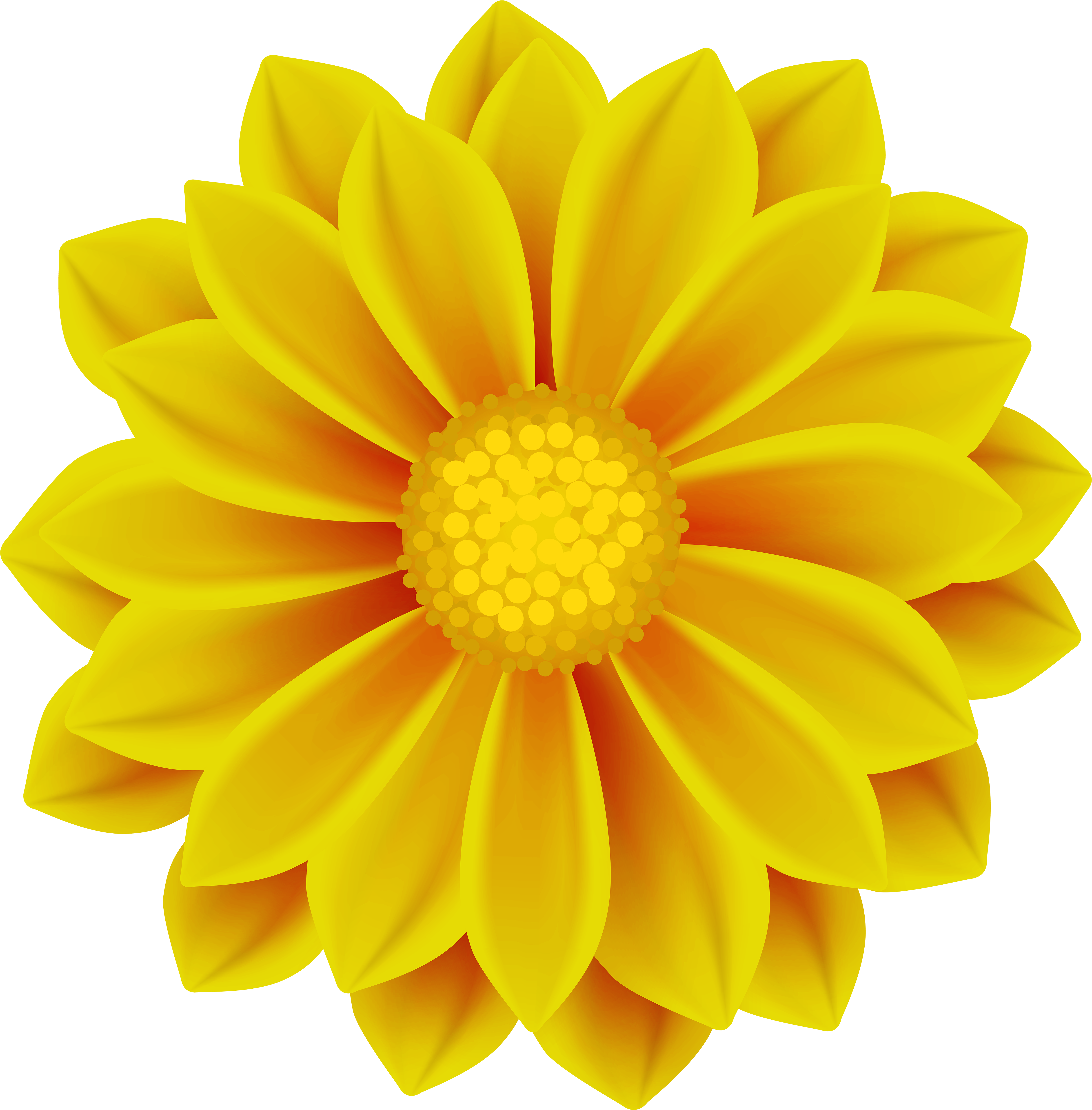 Flower Clipart Png Yellow, Transparent Png PNG image with a transparent background, free high-resolution download