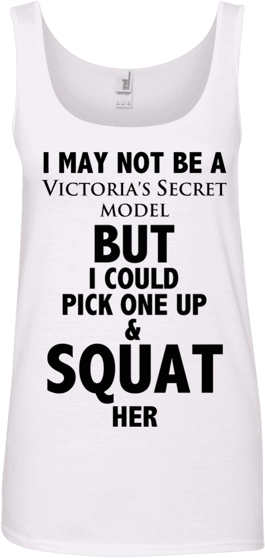 Victoria Secret Model Squat Tank Top