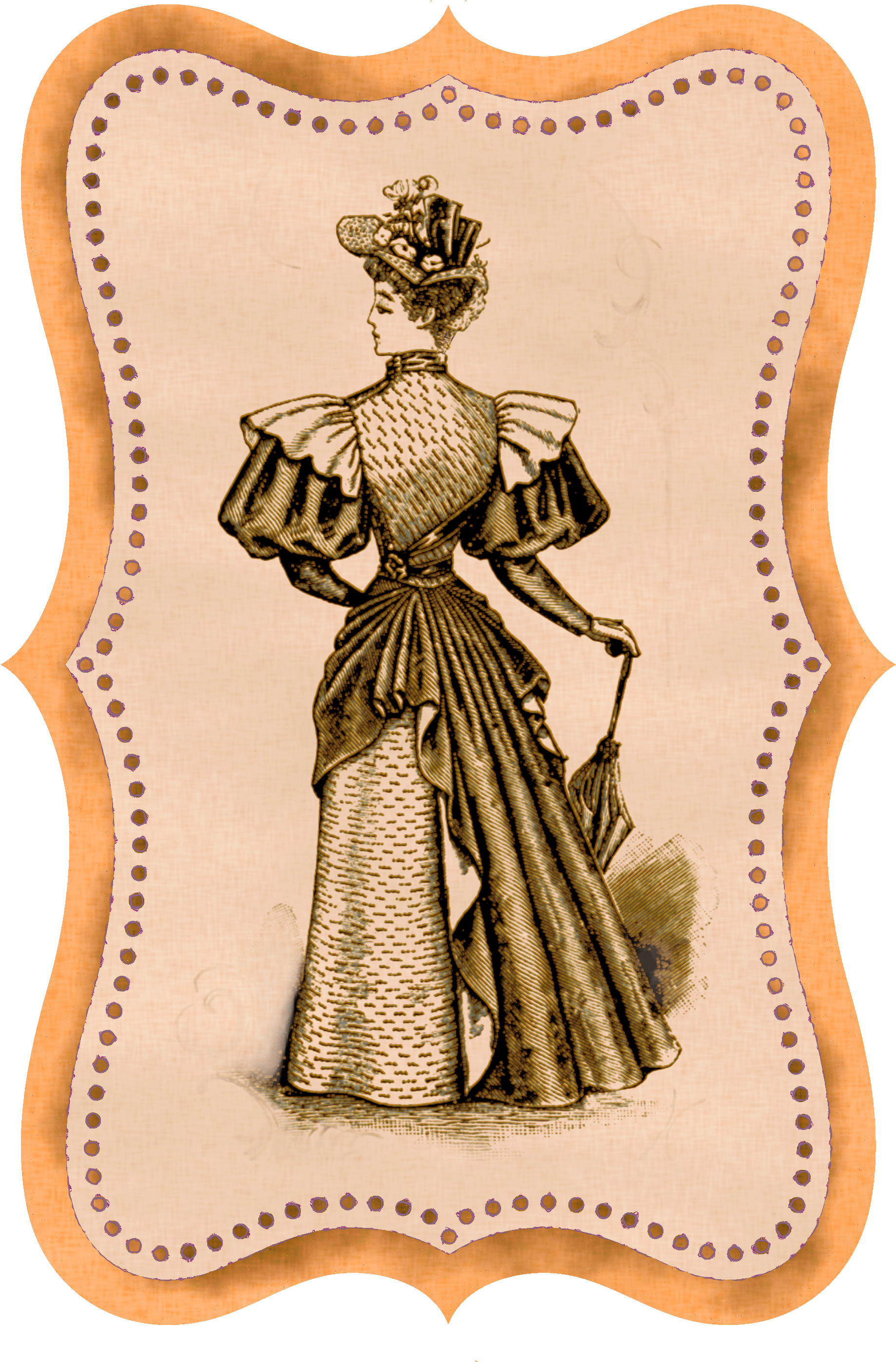 Victorian Era Victorian Women Postcards, HD Png Download PNG with transparent background