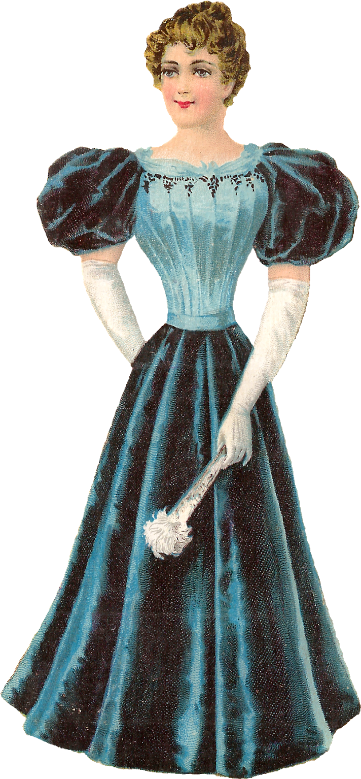 Victorian Woman Clipart , Png Download - Victorian Era Women Dresses, Transparent Png PNG with transparent background