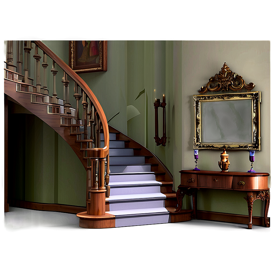 Victorian Staircase Png 06122024