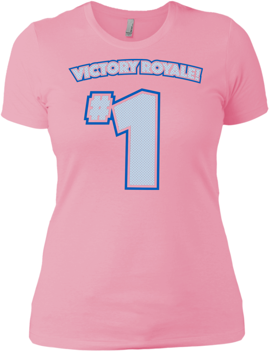 Victory Royale Number One Pink Tshirt