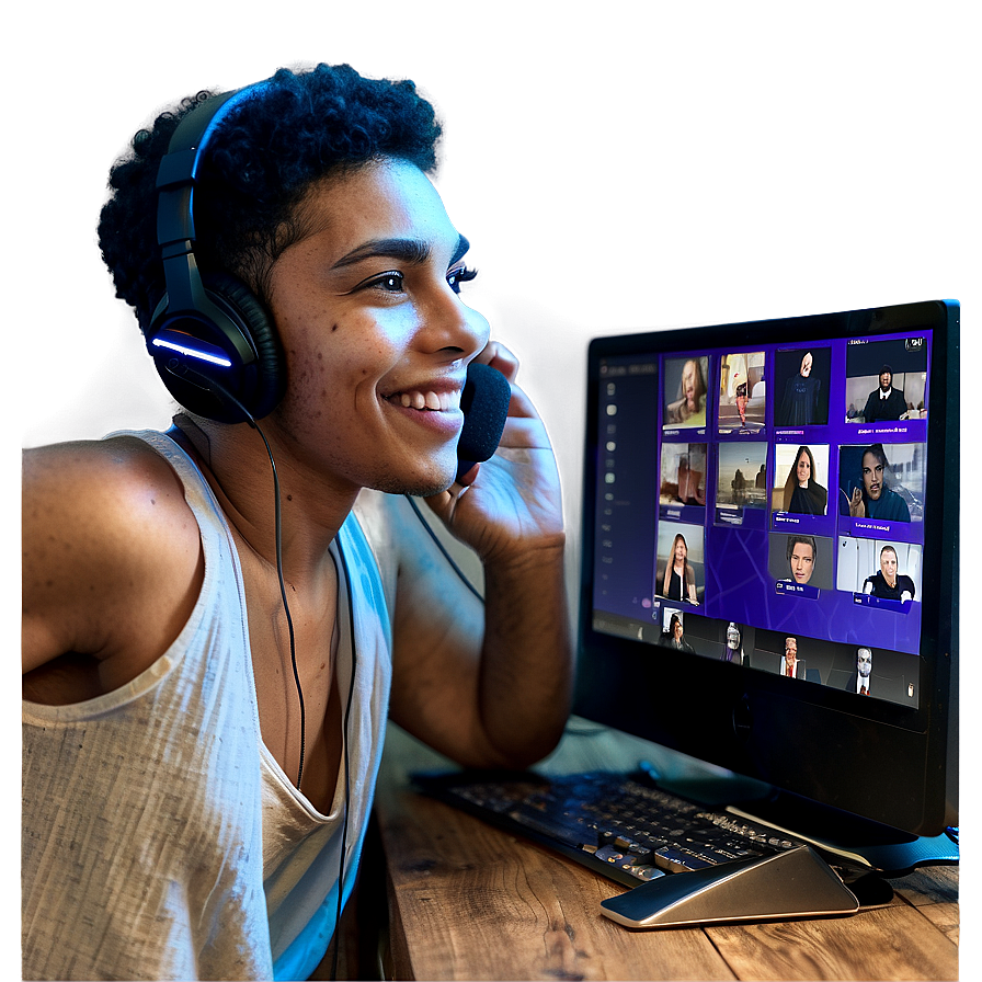 Video Call In Gaming Session Png 06242024