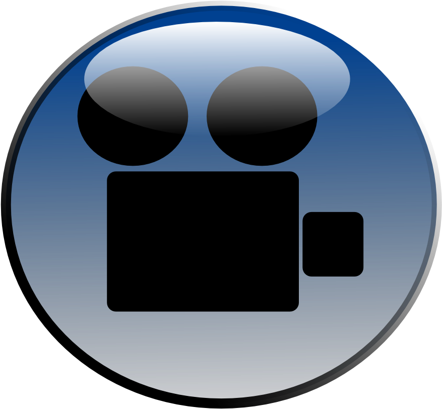 Video Camera Glossy Icon Clip Art - Animated Video Camera Png, Transparent Png PNG with transparent background