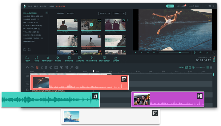 Afinity - Video Editing Sample Folders PNG with transparent background