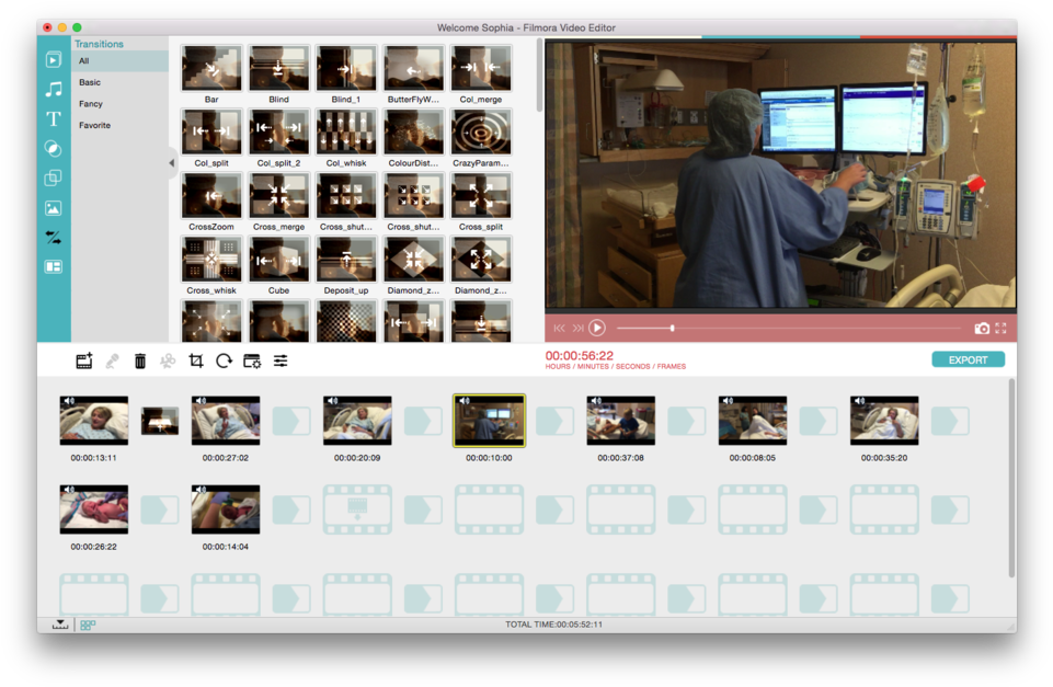 Filmora Video Editor Storyboard View - Video Editing Software PNG with transparent background