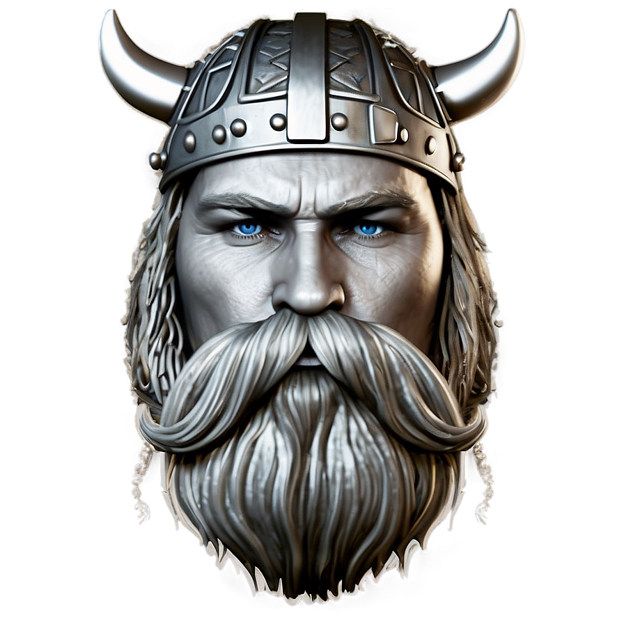 Viking Warrior Mustache Png 46