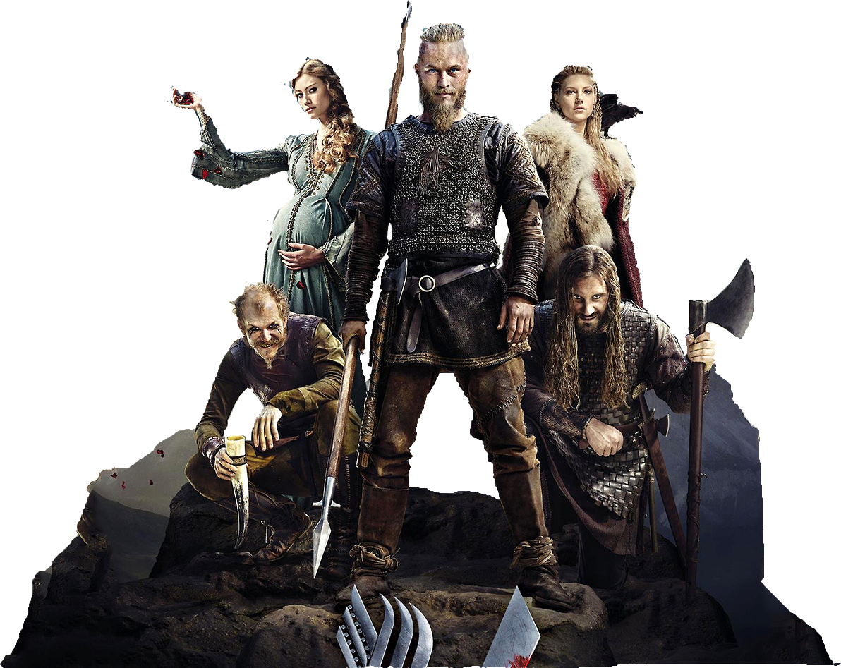 Viking Warriors Group Pose