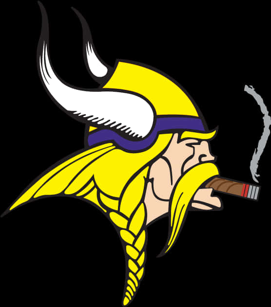 Vikings Logowith Cigar